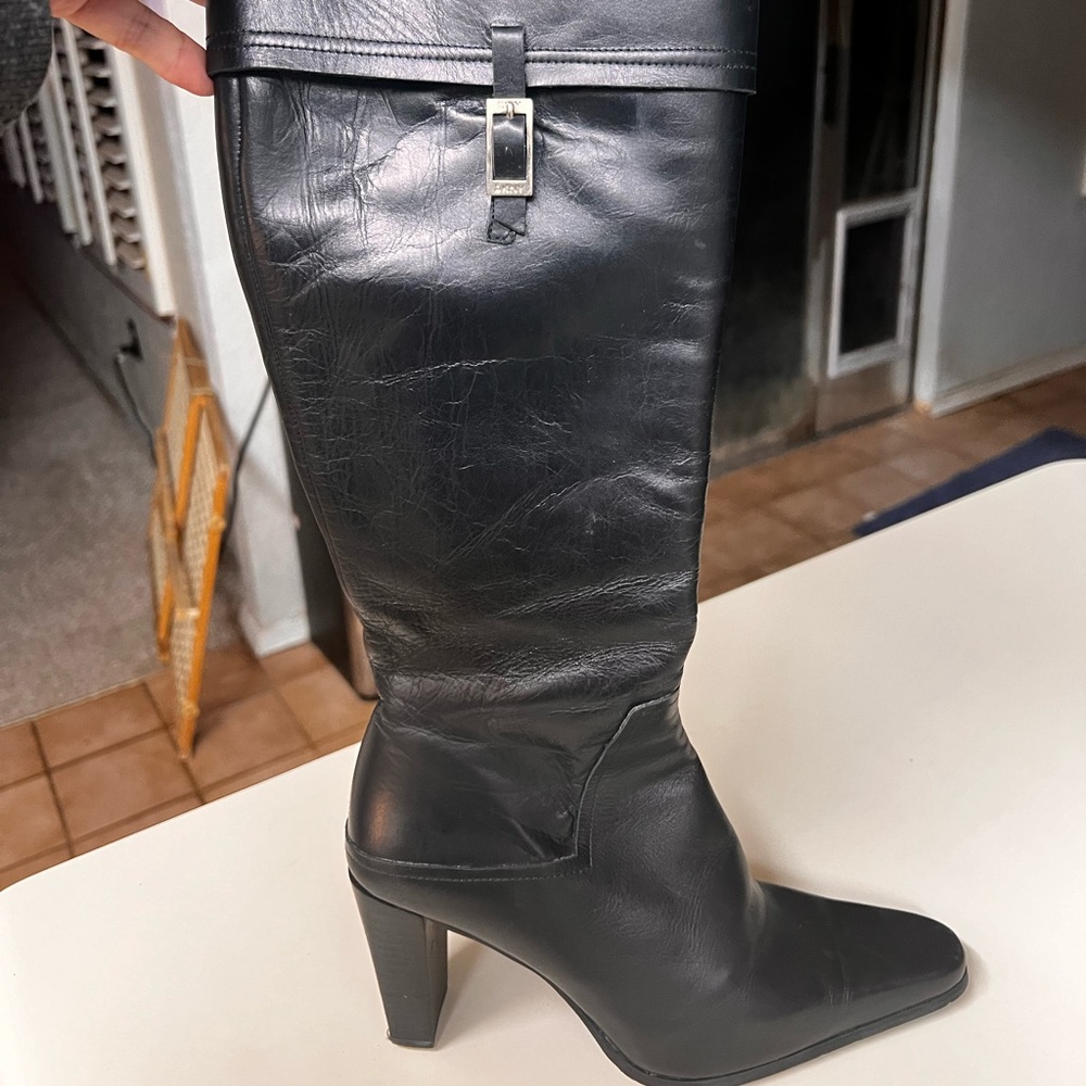 Calvin Klein Black Boots size 8